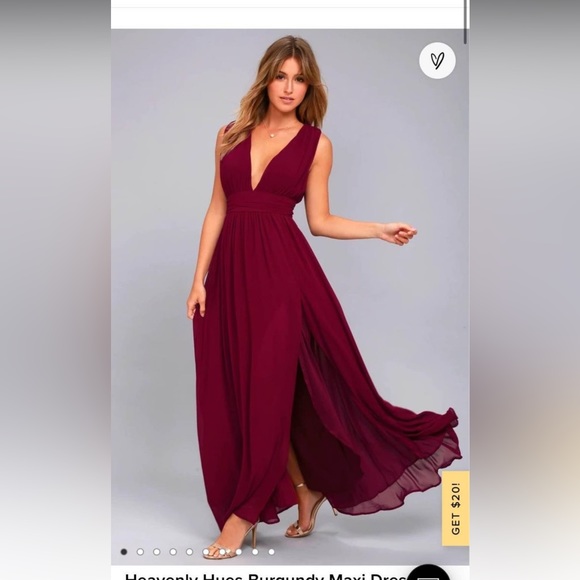 Lulu’s Heavenly Hue’s Maxi Dress - Picture 3 of 3